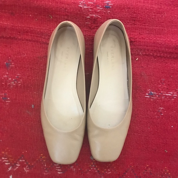 everlane square toe flat